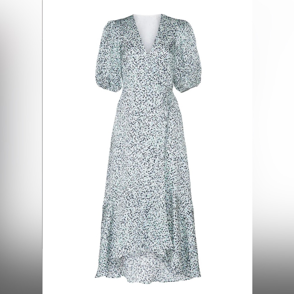 Club Monaco Easy Midi Wrap Dress Size 0